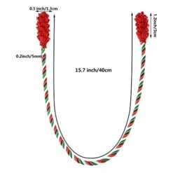 Fengek 16 Pcs Christmas Garland Ties, Multicolor Flexible Twist Ties For Christmas Garlands, Gift Wrapping, Home Decoration, Multicolor -National Tree Company Sale Shop 41GnL4D2hZL
