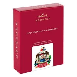 Hallmark Keepsake Christmas Ornament 2020, Life's Sweeter With Grandkids Photo Frame (1599QGO1714) -National Tree Company Sale Shop 41HrCdxF3GL