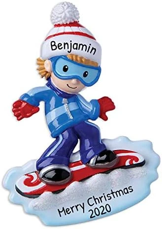 Personalized Snowboard Boy Christmas Tree Ornament 2021 - Athlete Man Yellow Red Blue Outfit Goggles Downhill Active Winter Game School Teacher Hobby Utah Ride Year Gear Burton - Free Customization 9 Personalized Snowboard Boy Christmas Tree Ornament 2021 - Athlete Man Yellow Red Blue Outfit Goggles Downhill Active Winter Game School Teacher Hobby Utah Ride Year Gear Burton - Free Customization - Image 7