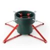 Tree Nest Medium Trendy Christmas Tree Stand For Real Trees, Green/Red