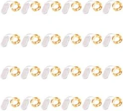 24 Pack Fairy Lights Battery Operated 6.6ft 20 Led Mini String Lights Silver Wire Starry Lights For DIY Wedding Party Festival Halloween Christmas (Cool White) -National Tree Company Sale Shop 41IMsWgSSiL. AC