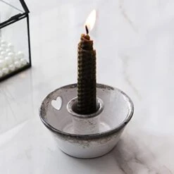 Kendiis Candle Holder Ceramic Candlestick Holder, Candlelight Stand For Spell Candles, Taper Candles, And Incense, Halloween Christmas Dining Room Home Decoration Display -National Tree Company Sale Shop 41IREB4MLrL. AC