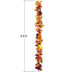 DearHouse 3 Pack Fall Garland Maple Leaf, 5.9Ft/Piece Hanging Vine Garland Artificial Autumn Foliage Garland Thanksgiving Decor For Home Wedding Fireplace Party Christmas 10 DearHouse 3 Pack Fall Garland Maple Leaf, 5.9Ft/Piece Hanging Vine Garland Artificial Autumn Foliage Garland Thanksgiving Decor For Home Wedding Fireplace Party Christmas -National Tree Company Sale Shop 41LNg8jBwhL