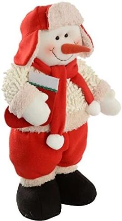 WeRChristmas Standing Snowman Christmas Decoration-43cm, 43cm, Multicolour -National Tree Company Sale Shop 41LzorZPyrL. AC