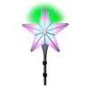 BlissLights Shining Star Christmas Tree Topper - Multicolored LED Lighted Show Decoration, Indoor Holiday Projector Lighting
