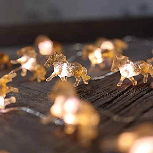 Fairy Pony String Lights Unique Decorative Lights Horse Gifts For Girls Cute Lights 20LEDs 8ft Battery Operated For Birthday Horse Lover Xmas Thanksgiving Decor 4 Fairy Pony String Lights Unique Decorative Lights Horse Gifts For Girls Cute Lights 20LEDs 8ft Battery Operated For Birthday Horse Lover Xmas Thanksgiving Decor - Image 2