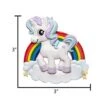 UniqXmas Personalized Unicorn Christmas Ornament 2023 - Free Handwritten Customization | Unicorn Toy With Rainbow & Glitter Stars For Xmas Tree | Unique Keepsake For Kids - Custom Name & Year -National Tree Company Sale Shop 41Pwq3O0T1L