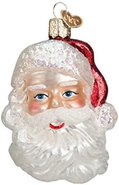 Old World Christmas Ornaments: Assortment Of Santas Glass Blown Ornaments For Christmas Tree, Winking Santa -National Tree Company Sale Shop 41QQ1257NGL. AC