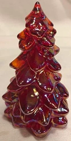 Holiday Christmas Tree - Mosser Glass USA - Medium 5 1/2" (Crystal) -National Tree Company Sale Shop 41QZ5TLcOL. AC