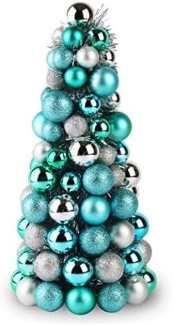 Costyleen 6 Feet Christmas Garland Balls Ornaments Outdoor Indoor Home Party Xmas Tree Decors Decorative Gold Silver -National Tree Company Sale Shop 41QZJjm3L. AC