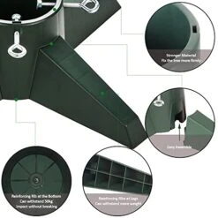 Blissun Christmas Tree Stand, Xmas Tree Base Stand, Christmas Tree Holder For Real Trees, Green -National Tree Company Sale Shop 41QfnyjxEYL