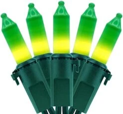 YULETIME Orange String Lights With Green Wire, 66 Feet 200 Count UL Certified Christmas Light, Pack Of 2 Sets 33 Ft 100 Opaque Mini Light Set For Halloween Thanksgiving Holidays (Orange) -National Tree Company Sale Shop 41R3AMBcgyS. AC