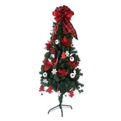 Christmas Tree Topper Bow With Glitter Satin Mesh Streamer For Xmas Ornaments Wreath Decor -National Tree Company Sale Shop 41RnUAPPjrL