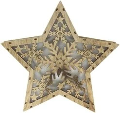 Clever Creations Wooden Star Shaped Nativity Scene Christmas Ornament, Festive LED Holiday Décor For Shelves And Tables, Joy 24 Clever Creations Wooden Star Shaped Nativity Scene Christmas Ornament, Festive LED Holiday Décor For Shelves And Tables, Joy -National Tree Company Sale Shop 41SpVYYbt9L. AC
