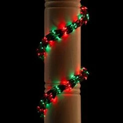9' Red And Green Garland Lights On Green Wire – Garland Outdoor Lights Garland Christmas Outdoor Lights, Garland String Lights (9 Ft, 300 Lights, Red/Green Lights On Green Wire) -National Tree Company Sale Shop 41SuZQ9tUnL