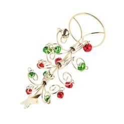 Iron Art Christmas Tree 2 Pcs Mini Decor Dinning Table Decor Office Desk Decorations Metal Ornament Display Tree Metal Baubles Christmas Tree Display Tree Stand Ornament Metal -National Tree Company Sale Shop 41TS8miIgHL