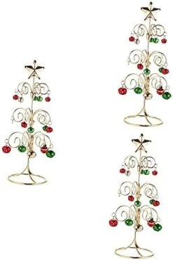 Iron Art Christmas Tree 2 Pcs Mini Decor Dinning Table Decor Office Desk Decorations Metal Ornament Display Tree Metal Baubles Christmas Tree Display Tree Stand Ornament Metal -National Tree Company Sale Shop 41TXJvyhV7L. AC