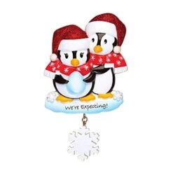 Personalized Baby Expecting Ornament 2022 - Pregnant Christmas Ornament 2022 - Penguins We're Expecting Christmas Ornament, Baby Bump Ornament, Baby Coming Ornament - Free Customization 9 Personalized Baby Expecting Ornament 2022 - Pregnant Christmas Ornament 2022 - Penguins We're Expecting Christmas Ornament, Baby Bump Ornament, Baby Coming Ornament - Free Customization -National Tree Company Sale Shop 41TkhPwgQDL