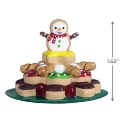 Hallmark Keepsake Christmas Ornament 2020 Year-Dated, Season's Treatings Snowman And Snowflake Donuts (1399QXR9181) -National Tree Company Sale Shop 41Tx24YKAxL