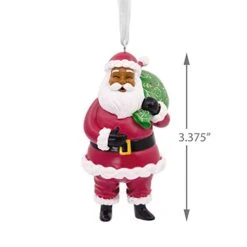 Hallmark Mahogany Christmas Ornament, Jolly African-American Santa Claus (0001HDA1550) -National Tree Company Sale Shop 41UMwiPlPBL