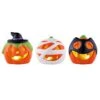 Mr. Christmas Illuminated Pumpkin Halloween Decorations - 4" X 4.75" X 4.25" | Ceramic - Multicolor | Pack Of 3 -National Tree Company Sale Shop 41VfTqKe8JL