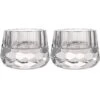 Donoucls Crystal Votive Tealight Holders Home Decorations For Christmas Wedding Table 2.5" Diameter X 1.8" High Set Of 2