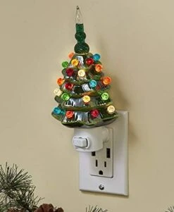 Retro Bubble Christmas Tree Night Light (White) -National Tree Company Sale Shop 41WSOxG89KL. AC