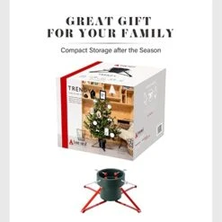 Tree Nest Medium Trendy Christmas Tree Stand For Real Trees, Green/Red -National Tree Company Sale Shop 41WbX8zptmL