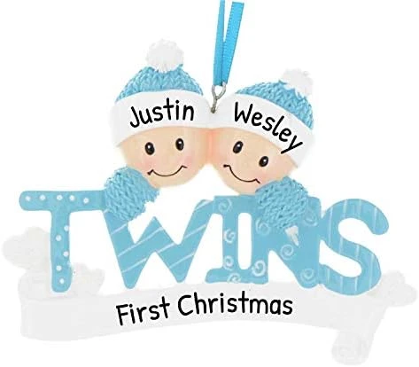 Personalized Babys First Christmas Ornament 2022 - My First Christmas Ornament 2022 - Alphabet Blocks Twin Babies First Christmas Ornament, 1st Christmas Baby Ornament 2022 - Free Customization 8 Personalized Babys First Christmas Ornament 2022 - My First Christmas Ornament 2022 - Alphabet Blocks Twin Babies First Christmas Ornament, 1st Christmas Baby Ornament 2022 - Free Customization - Image 6