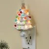 Retro Bubble Christmas Tree Night Light (White)