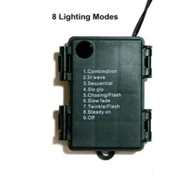 Hanizi 9 FT Christmas Garland, Battery Operated 8 Lighting Modes, Lighted Christmas Garland With 50 LEDs, Pine Cones, Red Berries -National Tree Company Sale Shop 41ZXerZ6wBL