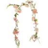 Lvydec Artificial Peony Flower Garland - 6ft Silk Peony Garland With Champagne And White Flowers For Wedding Party Table Decoration -National Tree Company Sale Shop 41aab6tLBYL