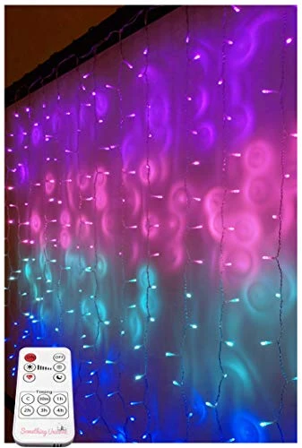 Something Unicorn - Purple Ombre LED String Curtain Lights With Remote For Teen Room, Girls Room, College Dorm, Nursery And Kids Room Décor. Perfect For Mermaid Decoration.(Premium Version) 3 Something Unicorn - Purple Ombre LED String Curtain Lights With Remote For Teen Room, Girls Room, College Dorm, Nursery And Kids Room Décor. Perfect For Mermaid Decoration.(Premium Version)