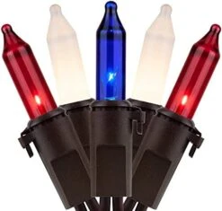 YULETIME Clear Christmas Lights With Brown Wire, 66 Feet 200 Count UL Certified String Lights, Pack Of 2 Sets 33 Ft 100 Count Incandescent Mini Light Set (Clear - Brown Wire) -National Tree Company Sale Shop 41bhUTZ0lHS. AC