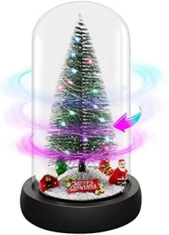 Rotating For Xmas Christmas Tree Gifts For Her Birthday Gifts For Xmas Mom Gift For Christmas,Xmas Tree Light Up Christmas Tree In A Glass Dome,Women Gifts For Christmas,Xmas Present -National Tree Company Sale Shop 41c4O9e89qL. AC