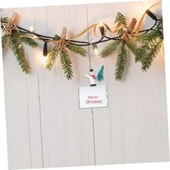 NOLITOY 2 Pcs Year Simulation Biscuit Santas Tinplate Mounted Holiday Signs Outdoor Pendant Decoration Simulated Christmas Crafts White Tree Home For Indoor Claus Xmas-Themed Merry Mail -National Tree Company Sale Shop 41cE4c7VehL