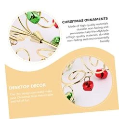 Iron Art Christmas Tree 2 Pcs Mini Decor Dinning Table Decor Office Desk Decorations Metal Ornament Display Tree Metal Baubles Christmas Tree Display Tree Stand Ornament Metal -National Tree Company Sale Shop 41dFAlL6MvL