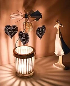 Rotary Candle Holder Christmas Spinning Candle Holders Metal Small Gift Gorgeous Home Decor For Birthday Wedding Party (Horse) -National Tree Company Sale Shop 41dg6cxO5sL. AC