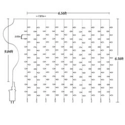Amadecohome Curtain Lights, Pink 8 Modes LED String Lights For Garden, Teen Girls' Room, Party, Window, Wall And Valentines Day Decor -National Tree Company Sale Shop 41dzIoWxmVL