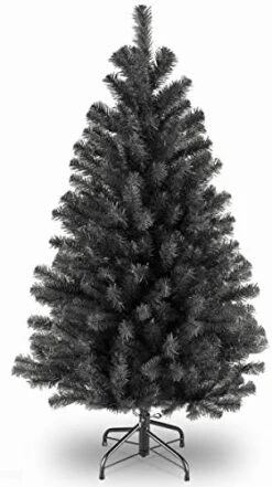 National Tree Company Artificial Full Christmas Tree, Black, North Valley Spruce, Includes Stand, 4.5 Feet -National Tree Company Sale Shop 41eE5Q1IgWL. AC