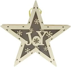 Clever Creations Wooden Star Shaped Nativity Scene Christmas Ornament, Festive LED Holiday Décor For Shelves And Tables, Joy 21 Clever Creations Wooden Star Shaped Nativity Scene Christmas Ornament, Festive LED Holiday Décor For Shelves And Tables, Joy -National Tree Company Sale Shop 41eGCu2tVqL. AC