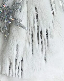 Windy Hill Collection White & Silver Downy Softness 14" Angel Standing Christmas Tree Topper Or Table Top 514003 -National Tree Company Sale Shop 41enbOniGPL