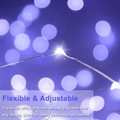 Blingstar Fairy Lights 2 Pack String Lights 33ft 100 LED USB And Battery Operated Christmas Lights Remote Control Timer 8 Modes Firefly Lights Cool White Fairy String Lights For Bedroom Wedding Decor -National Tree Company Sale Shop 41exRsVZZPL