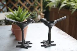 ChezMax Cast Iron Long Feet Birds Christmas Candleholders Black Vintage Tea Light Candle Holders Metal Tabletop Home Decoration 17 ChezMax Cast Iron Long Feet Birds Christmas Candleholders Black Vintage Tea Light Candle Holders Metal Tabletop Home Decoration -National Tree Company Sale Shop 41fcdZmeHxL