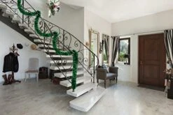 Christmas Tree Bright Green Tinsel Garland Metallic Streamers Celebrate A Holiday Mardi Gras Party Decorations Indoor And Outdoor Disco Party Supplies -National Tree Company Sale Shop 41fhimyla3L