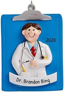 Personalized Medical Ornament - Doctor Ornaments, Nurse Christmas Ornament 2022, Medical Profession Ornaments, Physician Assistant Gifts - Super Doctor - Free Customization -National Tree Company Sale Shop 41gAJV12PRL. AC