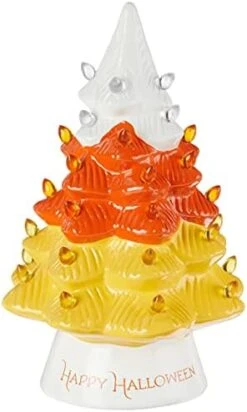 Mr. Christmas Illuminated Pumpkin Halloween Decorations - 4" X 4.75" X 4.25" | Ceramic - Multicolor | Pack Of 3 -National Tree Company Sale Shop 41hxdShoIhL. AC
