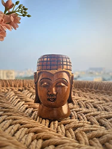 Handcrafted T Light Holder Lucky Charm Tealight Candle Stand T-Light Holder For Christmas Festival Décor Decoration, Gifts, Decorative Lighting (Buddha Face) 6 Handcrafted T Light Holder Lucky Charm Tealight Candle Stand T-Light Holder For Christmas Festival Décor Decoration, Gifts, Decorative Lighting (Buddha Face) - Image 4