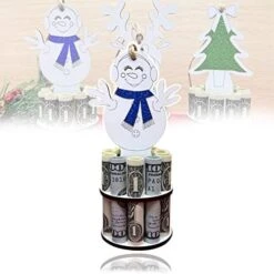 Iik Christmas Unique Money Holder, New Unique Handmade Wooden Xmas Tree, Christmas Desktop Home Ornaments, Christmas Tree, Reindeer, Snowman Money Holder, Funny Ideas Gift (Tree) -National Tree Company Sale Shop 41iRwSAr uL. AC