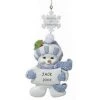 Personalized Baby's 1st Christmas Snowman Ornament (Blue) -National Tree Company Sale Shop 41jfwBRYbVL
